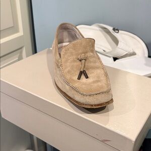Giorgio Armani Beige Suede Loafers 9.5 USA 42.5 European 8.5 UK